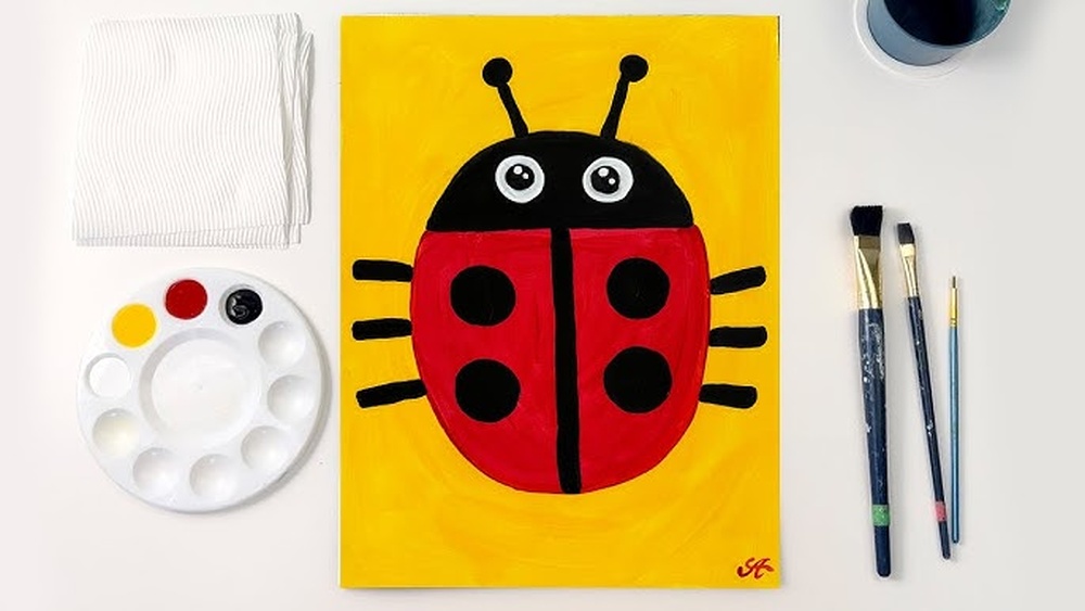 How to Paint a Ladybug for Kids Easy