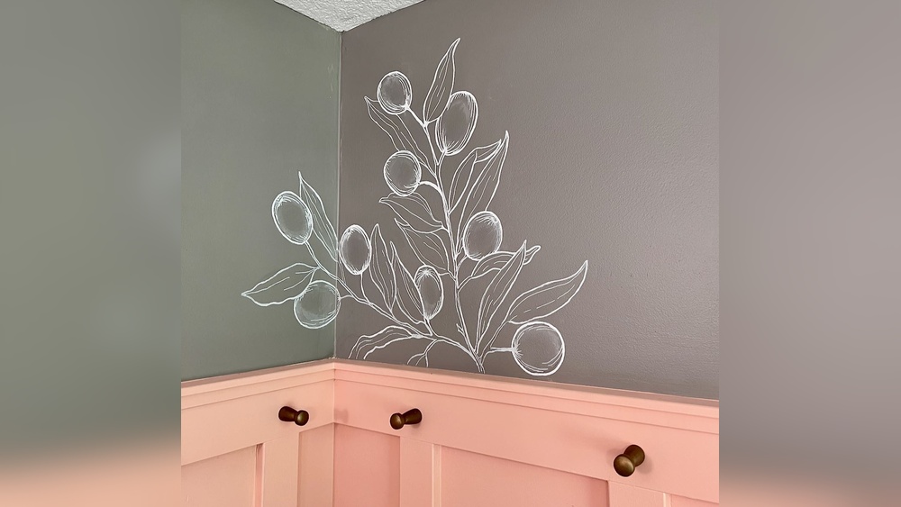 How to Paint a Line Art Piece for Wall