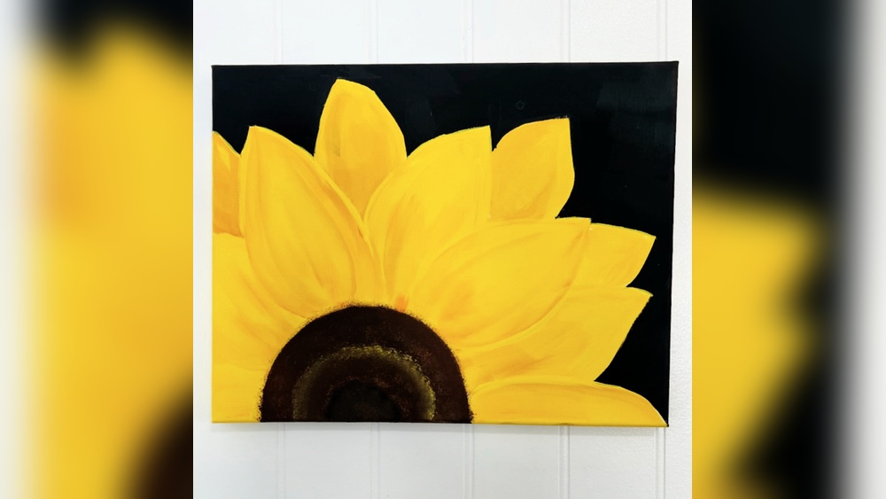 How to Paint a Sunflower for Wall Art