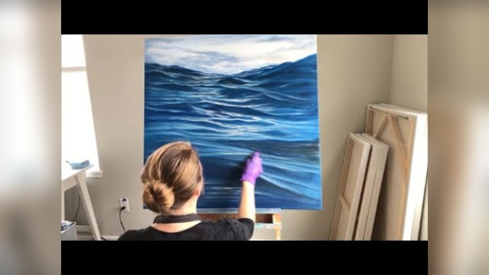 How to Paint a Wave in Oil Painting