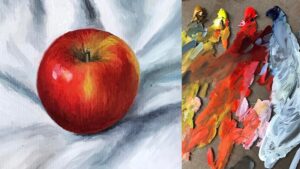 How to Paint an Apple in Oil Painting