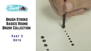 How to Paint Dots With a Round Brush