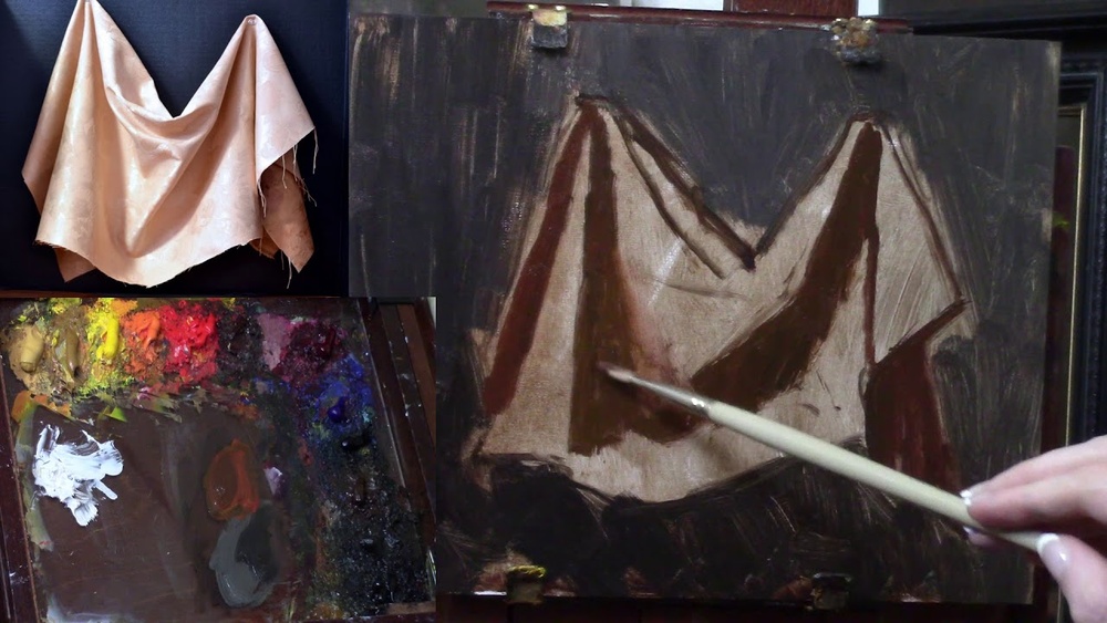 How to Paint Drapery And Folds in Oil