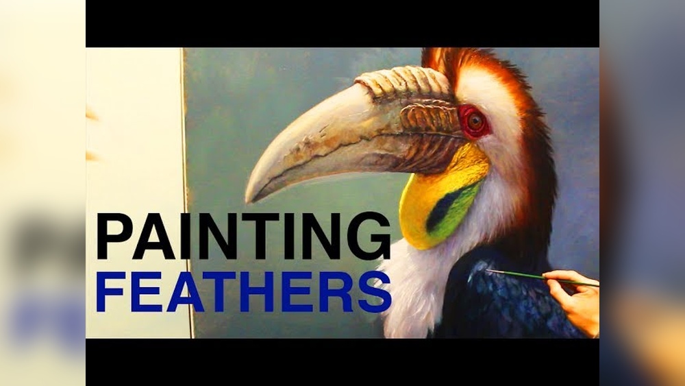 How to Paint Feathers in Oil Painting