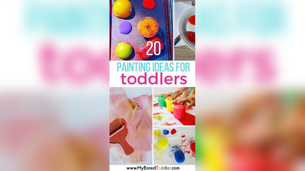 How to Paint With Toddlers Activities