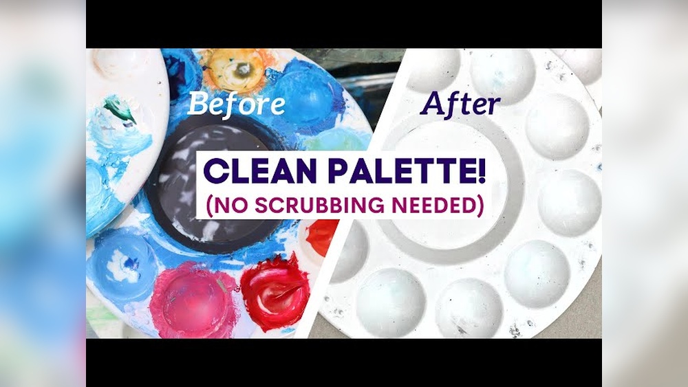 How to Remove Dried Paint from Plastic Palette