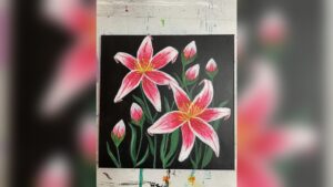Painting Ideas for Beginners Flowers