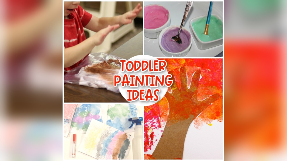 Painting Ideas for Toddlers at Home