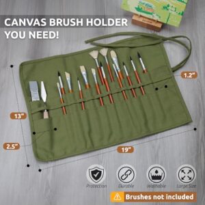 Best Brush Roll Organizer For Artists