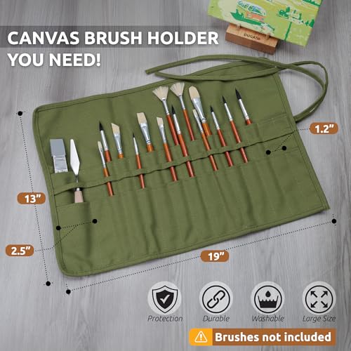 Best Brush Roll Organizer For Artists