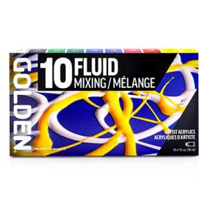 Golden Fluid Acrylic Paint Review