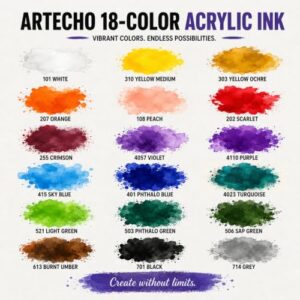 Arteza Acrylic Ink Review