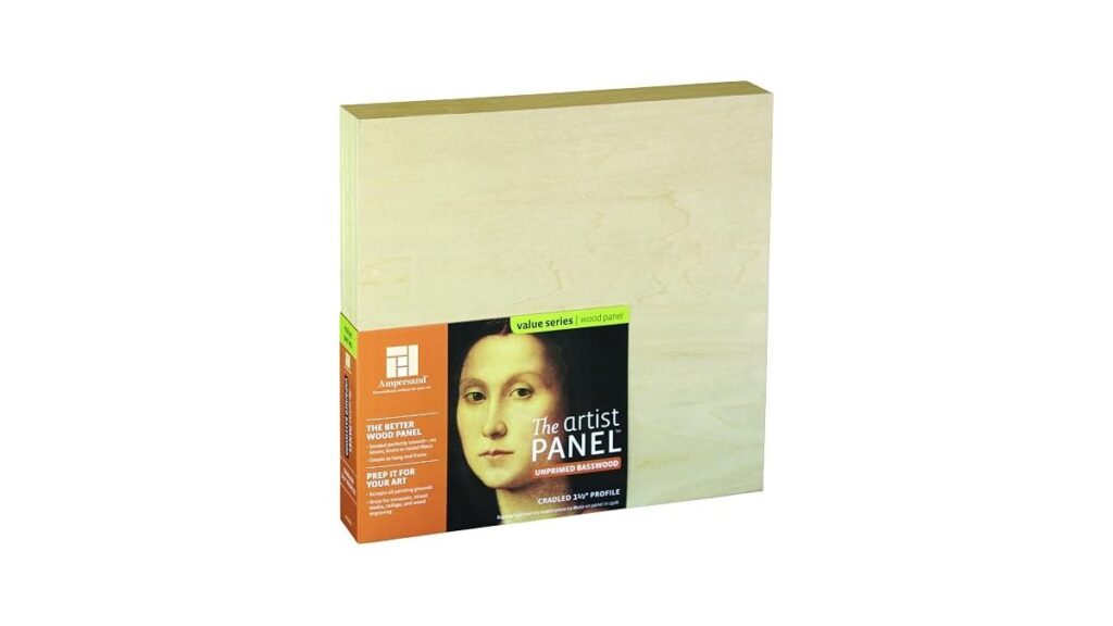 Ampersand Artist Panel Unprimed Basswood