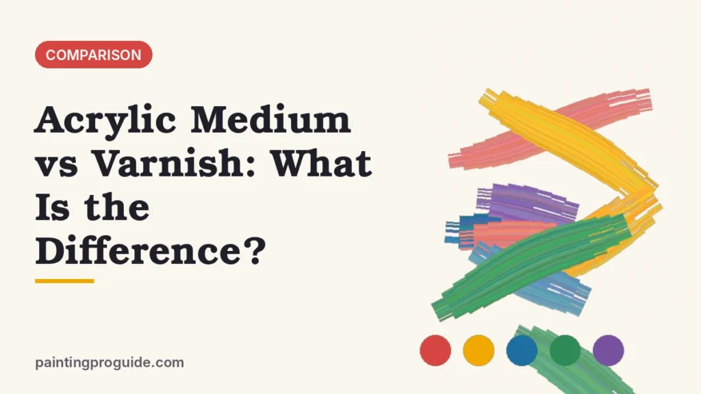 Acrylic Medium vs Varnish: What Is the Difference?