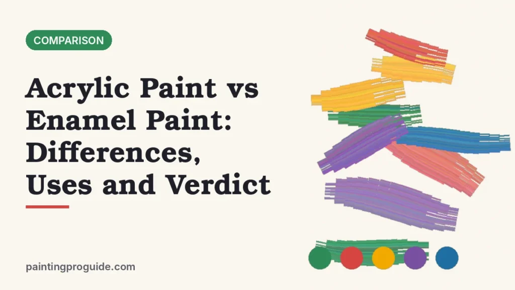Acrylic Paint vs Enamel Paint: Differences, Uses and Verdict