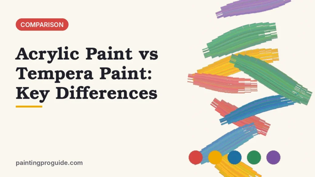 Acrylic Paint vs Tempera Paint: Key Differences