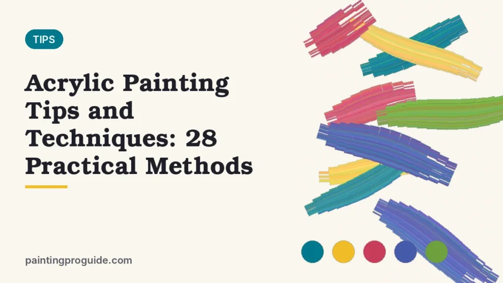 Acrylic Painting Tips and Techniques: 28 Practical Methods