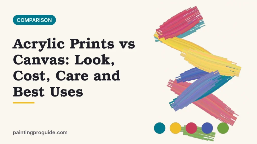 Acrylic Prints vs Canvas: Look, Cost, Care and Best Uses