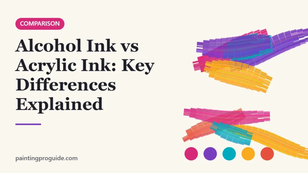 Alcohol Ink vs Acrylic Ink: Key Differences Explained – PaintingProGuide cover image