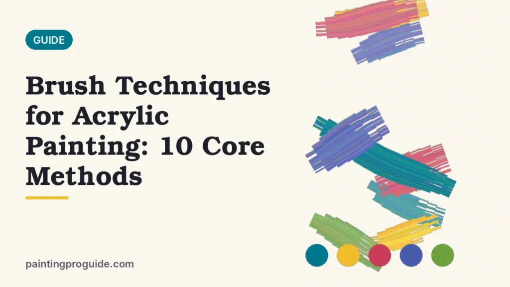 Brush Techniques for Acrylic Painting: 10 Core Methods