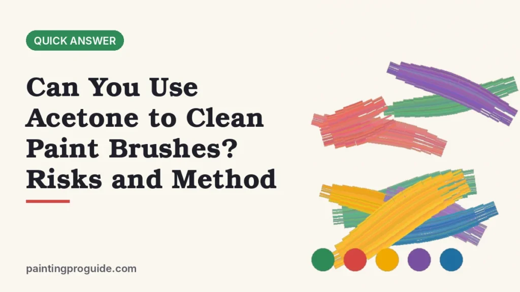 Can You Use Acetone to Clean Paint Brushes? Risks and Method