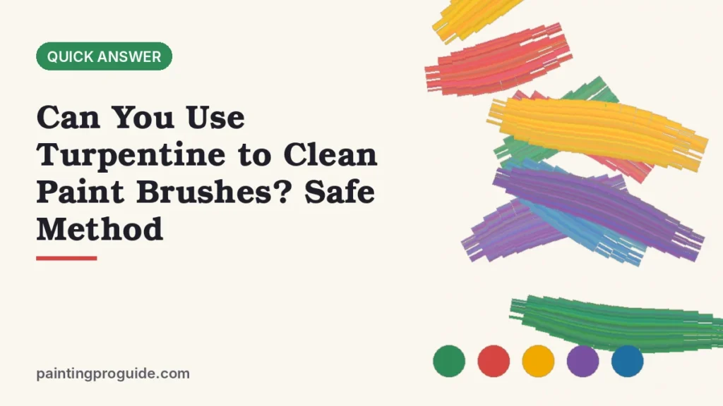 Can You Use Turpentine to Clean Paint Brushes? Safe Method