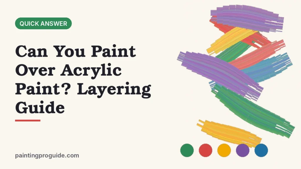 Can You Paint Over Acrylic Paint? Layering Guide