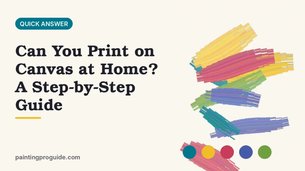 Can You Print on Canvas at Home? A Step-by-Step Guide
