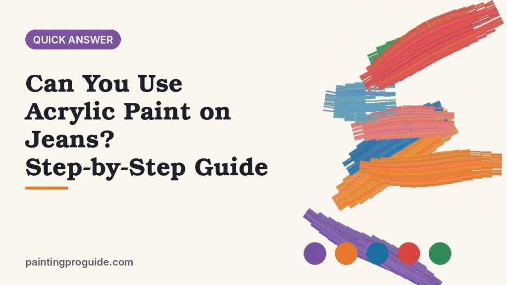 Can You Use Acrylic Paint on Jeans? Step-by-Step Guide
