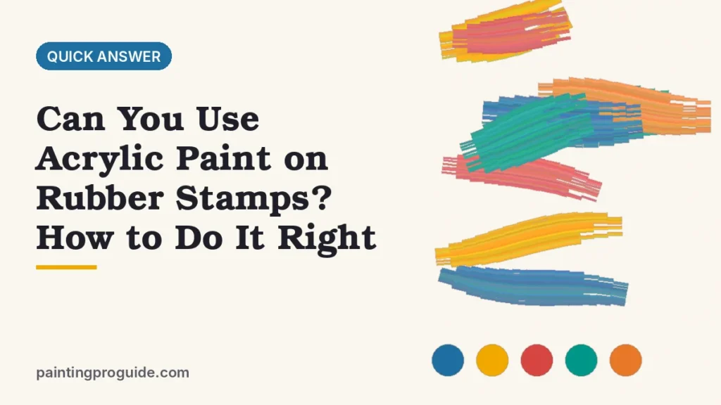 Can You Use Acrylic Paint on Rubber Stamps? How to Do It Right
