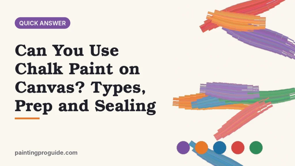 Can You Use Chalk Paint on Canvas? Types, Prep and Sealing