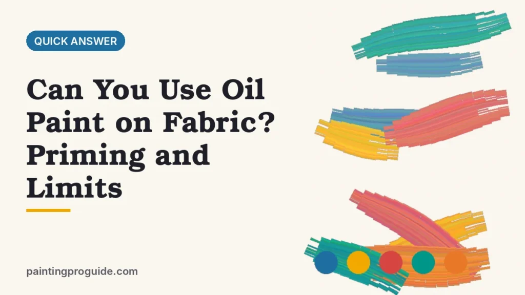 Can You Use Oil Paint on Fabric? Priming and Limits