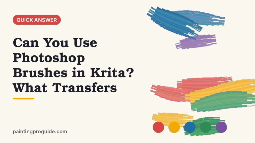 Can You Use Photoshop Brushes in Krita? What Transfers