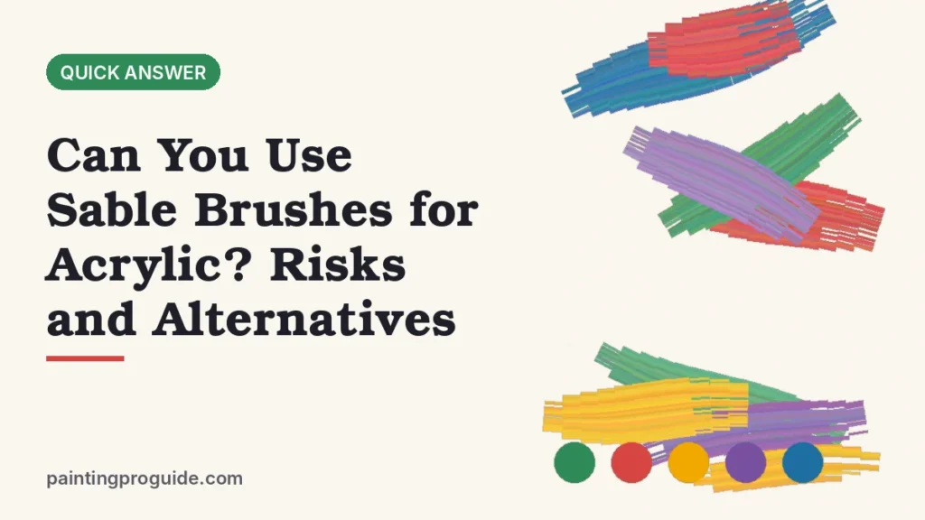 Can You Use Sable Brushes for Acrylic? Risks and Alternatives