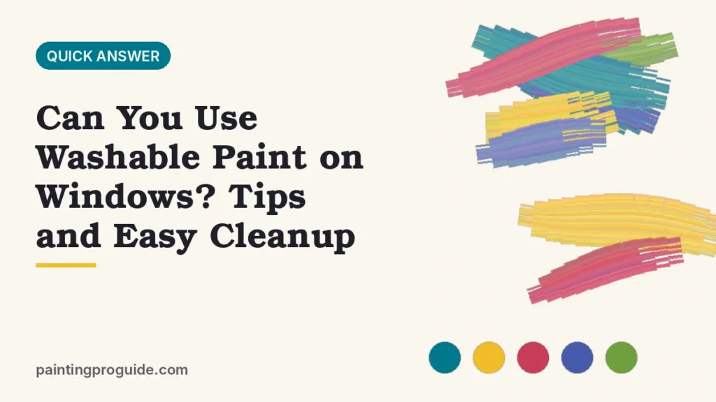 Can You Use Washable Paint on Windows? Tips and Easy Cleanup