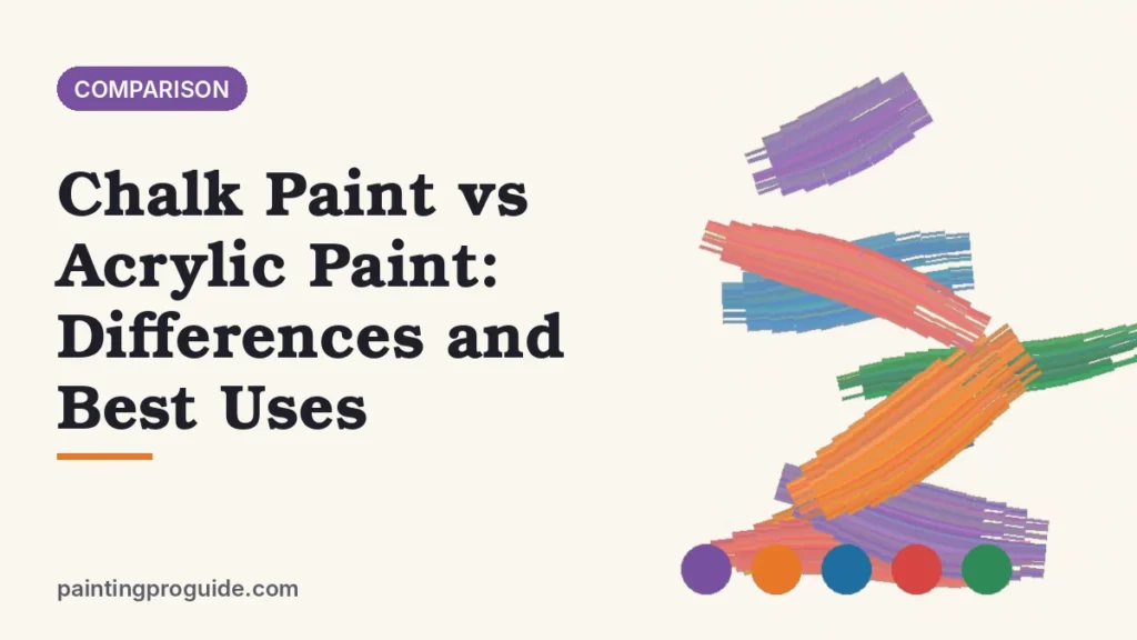 Chalk Paint vs Acrylic Paint: Differences and Best Uses