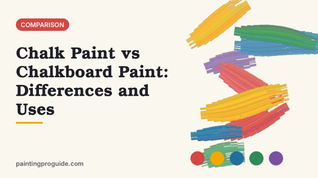 Chalk Paint vs Chalkboard Paint: Differences and Uses
