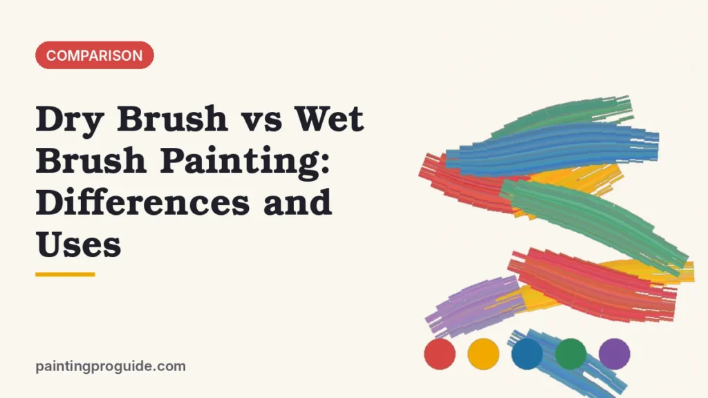 Dry Brush vs Wet Brush Painting: Differences and Uses