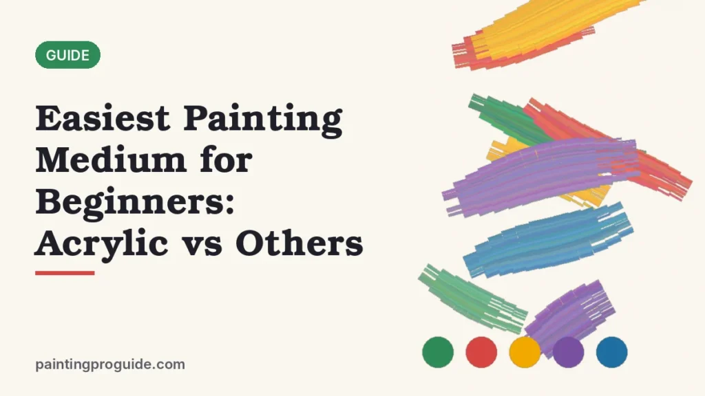 Easiest Painting Medium for Beginners: Acrylic vs Others