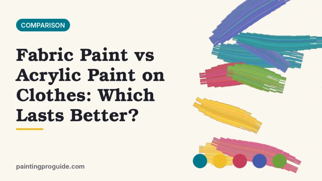 Fabric Paint vs Acrylic Paint on Clothes: Which Lasts Better?