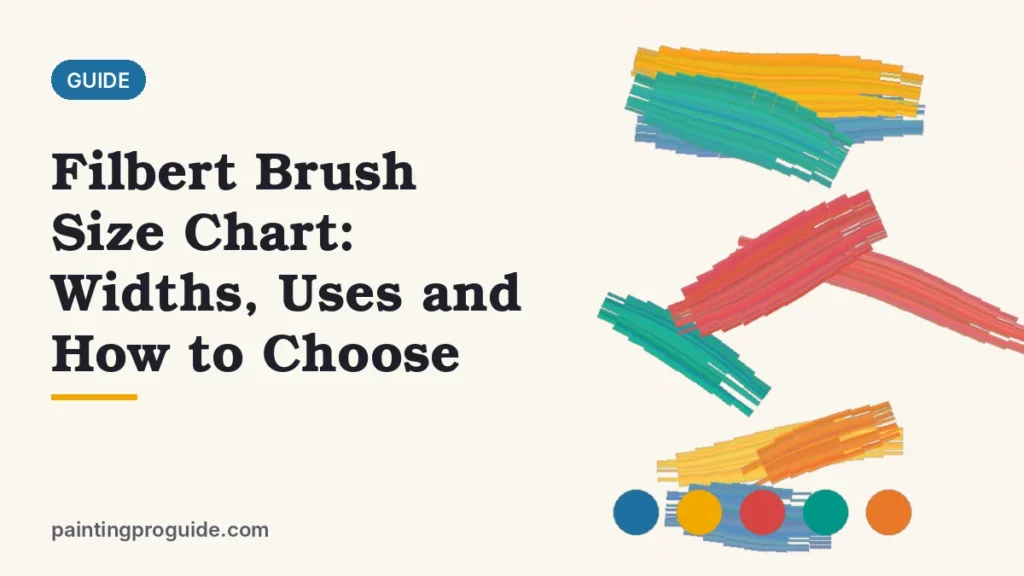 Filbert Brush Size Chart: Widths, Uses and How to Choose