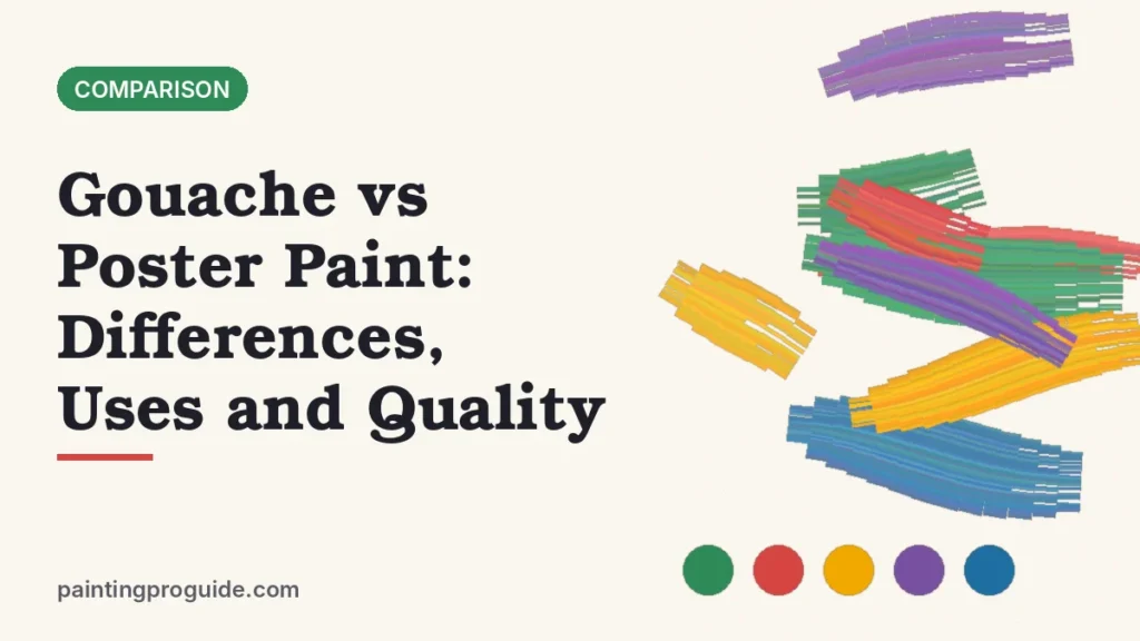 Gouache vs Poster Paint: Differences, Uses and Quality
