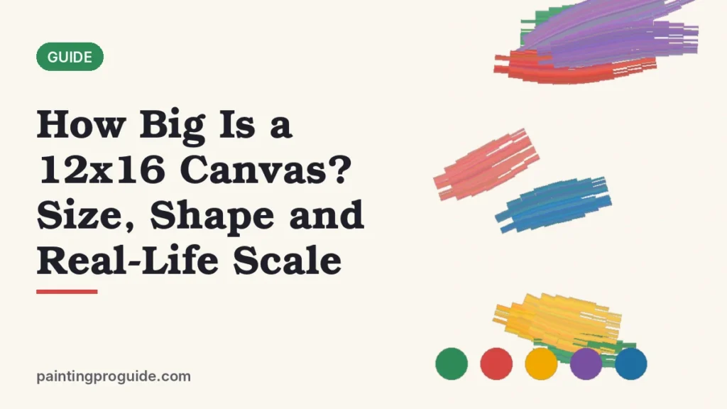 How Big Is a 12x16 Canvas? Size, Shape and Real-Life Scale