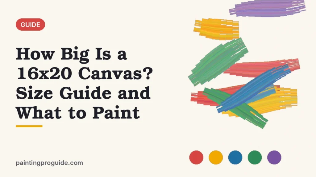 How Big Is a 16x20 Canvas? Size Guide and What to Paint