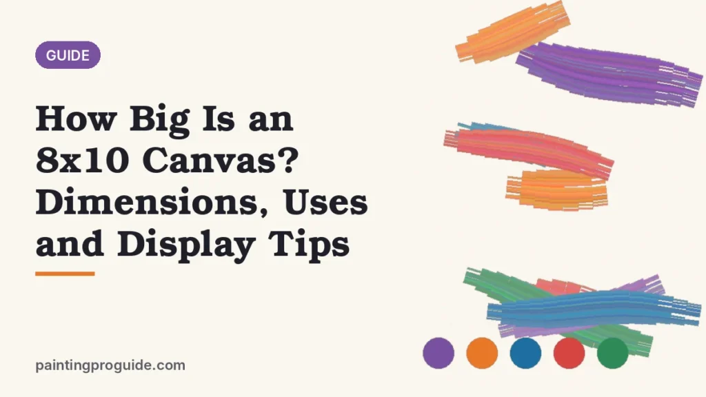 How Big Is an 8x10 Canvas? Dimensions, Uses and Display Tips