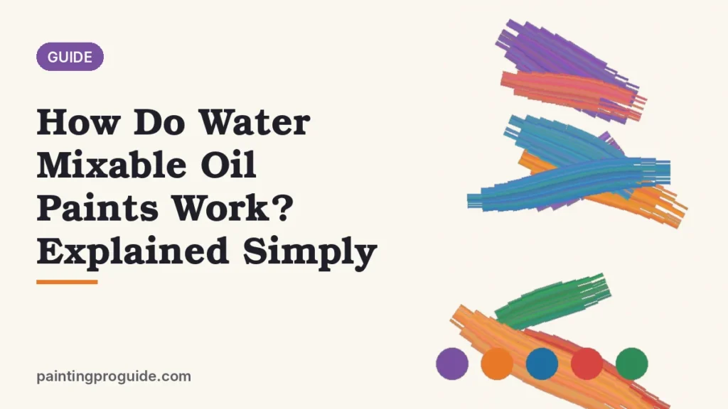 How Do Water Mixable Oil Paints Work? Explained Simply