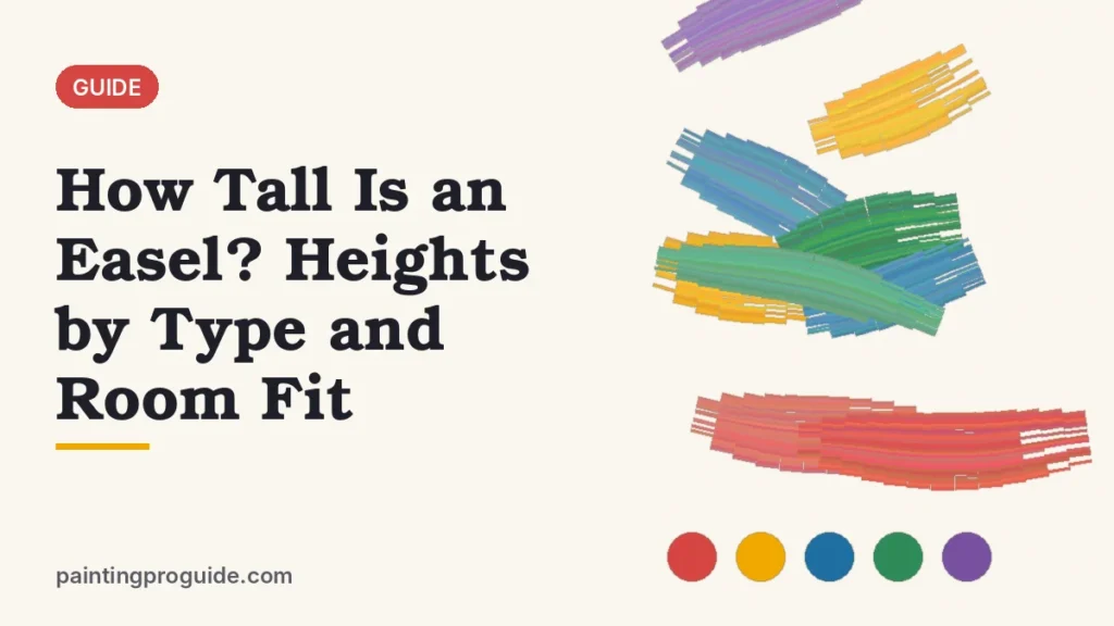 How Tall Is an Easel? Heights by Type and Room Fit
