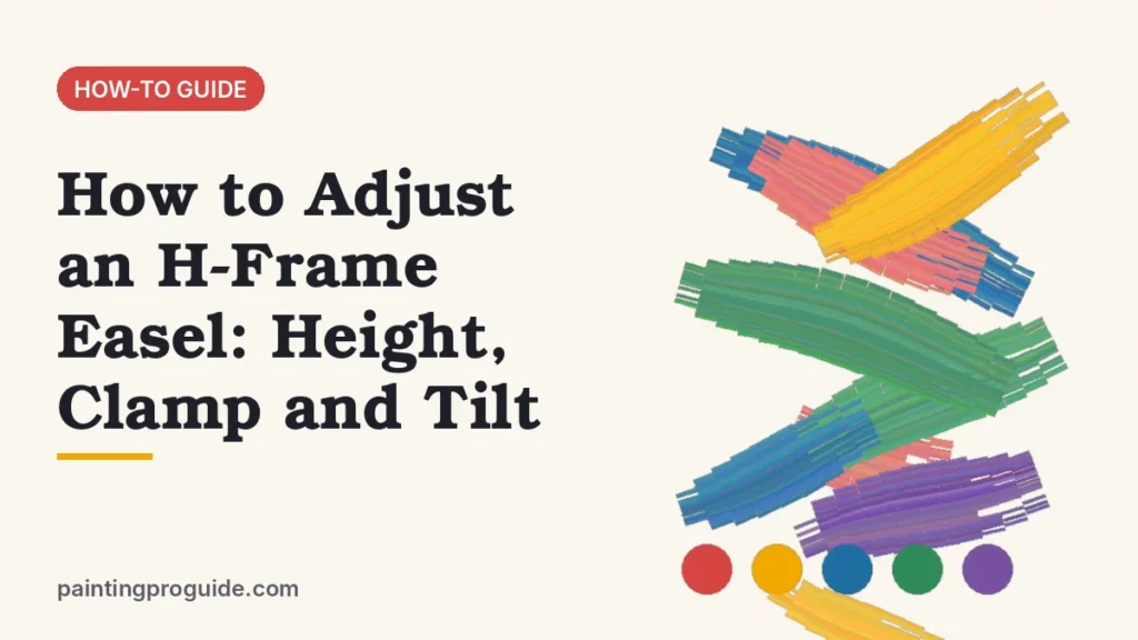 How to Adjust an H-Frame Easel: Height, Clamp and Tilt