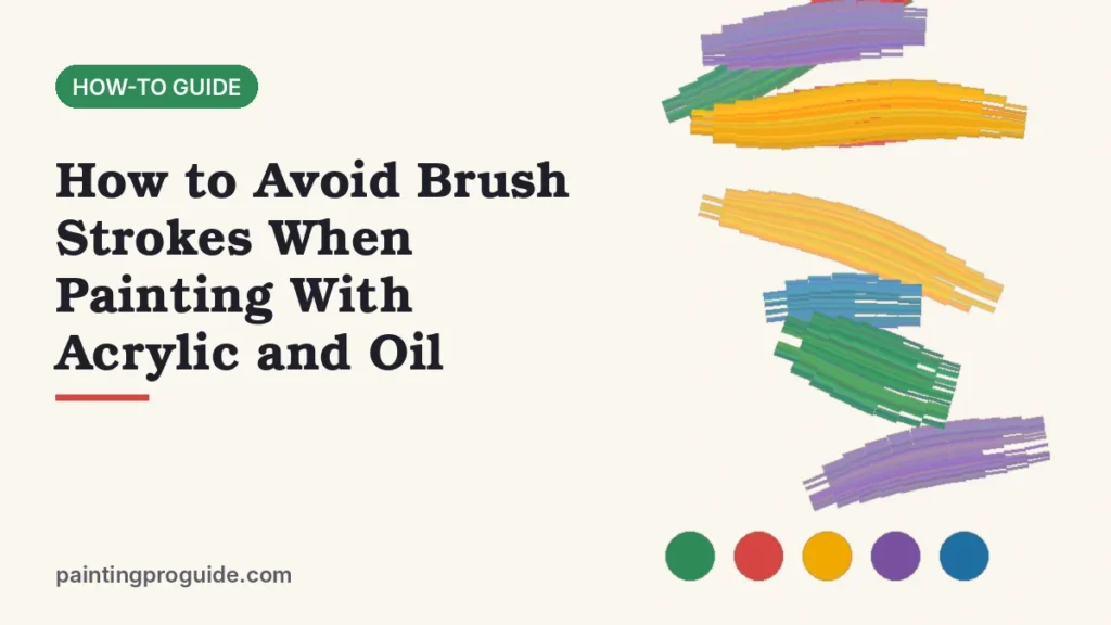 How to Avoid Brush Strokes When Painting With Acrylic and Oil