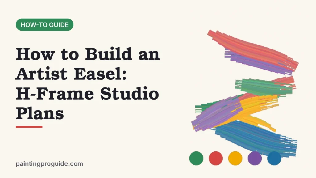 How to Build an Artist Easel: H-Frame Studio Plans